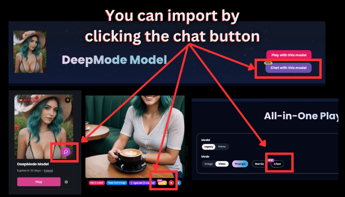 Chat button DeepMode